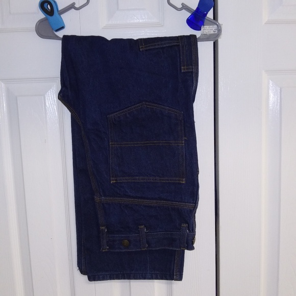 USA Works Five Brother Bootcut Blue Jeans 33 x 30 - Picture 10 of 10